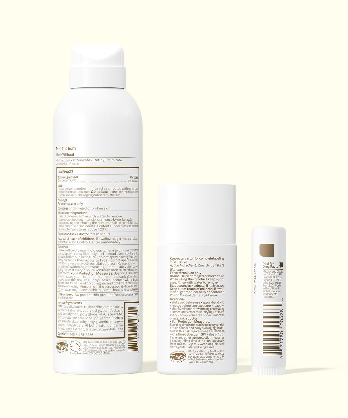 Mineral SPF 30 Spray + Liquid Face + Lip Bundle